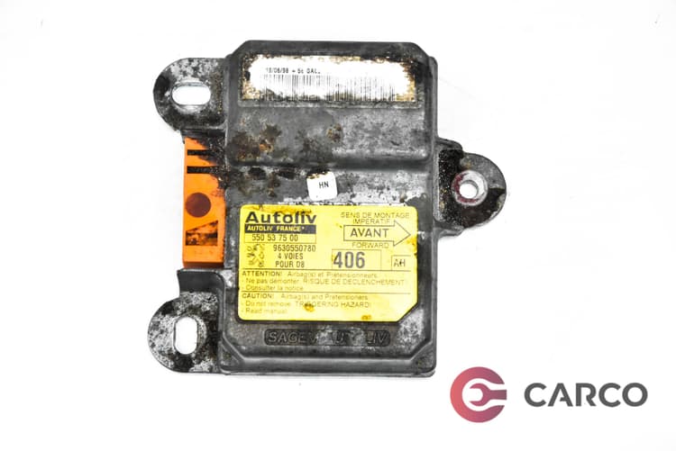 AIRBAG сензор 9630550780 за PEUGEOT 406 купе (8C) 2.0 16V (1997 - 2004)