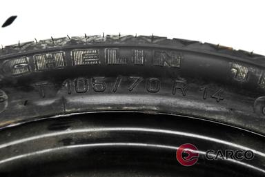 Резервна гума 14 цола Michelin 105/70R14 3.5Jx14H2 4x100 1 брой за VW GOLF Mk II (19E, 1G1) 1.6 D (1983 - 1992)