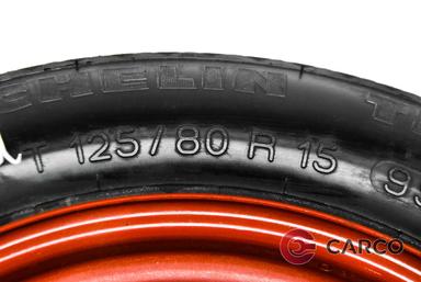 Резервна гума 15 цола с джанта 125/80R15 1 брой за FIAT MAREA (185) 1.6 16V (1996 - 2007)
