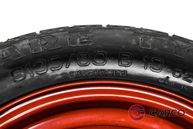 Резервна гума 13 цола с джанта 135/80B13 1 брой за FIAT PUNTO (176) 60 1.2 (1993 - 1999)
