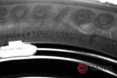 Резерна гума с джанта 15 цола 205/60R15 6Jx15H2 4x108 Ц.О 65.1 1 брой за PEUGEOT 406 седан (8B) 2.0 16V (1995 - 2005)