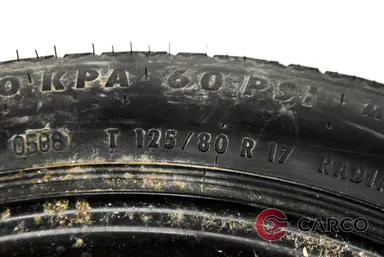 Резервна гума патерица Continental 17 цола 125/80Р17 за ALFA ROMEO 147 (937) 2.0 16V T.SPARK (937AXC1_) (2000 - 2010)