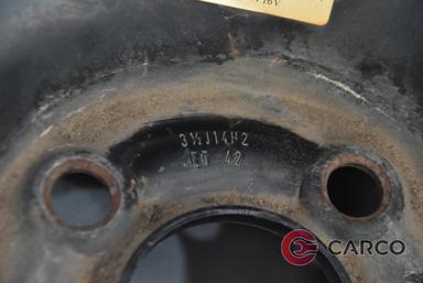 Резервна гума патерица 14 цола Continental 105/70R14 DOT 3000 3.5Jx14H2 ET42 за VW POLO (6N2) 1.4 16V (1999 - 2001)