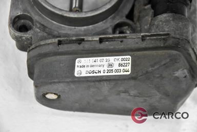 Дросел клапа 111 141 00 25 за MERCEDES-BENZ CLK (C208) 230 Kompressor (208.347) (1997 - 2002)