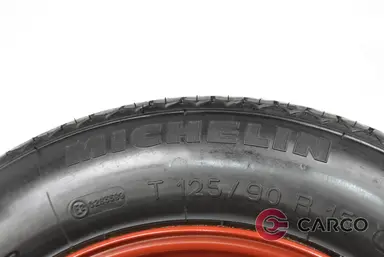 Резервна гума патерица 15 цола Michelin 125/90R15 DOT 247 4.00Bx15Hx25 A4470797 за ALFA ROMEO GT (937) 1.9 JTD (2003 - 2010)