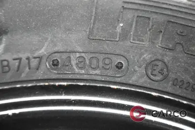 Резервна гума патерица 14 цола Pirelli135/80B14 DOT 4809 4Bx14H ET43 за LANCIA MUSA Facelift 1.4 (2004 - 2012)
