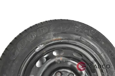 Резервна гума с джанта 16 цола Goodyear 195/65R15 DOT 5000 6JX15H2 ET38 за SKODA OCTAVIA Combi (1U5) 1.9 TDI (1998 - 2010)