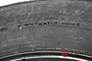 Резервна гума 16 цола Continental 225/60R16 DOT 0700 7.5Jx16H2 ET51 A2204010402 за MERCEDES-BENZ S-CLASS седан (W220) S 320 CDI (220.026, 220.126) (1998 - 2005)