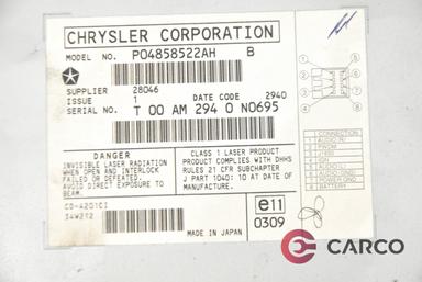 CD чейнджър P04858522AH за CHRYSLER SEBRING седан (JR) 2.0 (2000 - 2007)