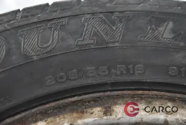 Резервна гума 16 цола Dunlop 205/55R16 DOT 4902 7Jx16H2 ET 42 за SKODA SUPERB седан (3U4) 2.5 TDI (2001 - 2008)