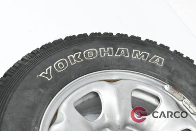 Резервна гума с джанта Yokohama 16 цола 225/75 R16 DOT:1003 7Jx16H2 за NISSAN TERRANO II Third Facelift (R20) 3.0 Di 4WD (1992 - 2007)