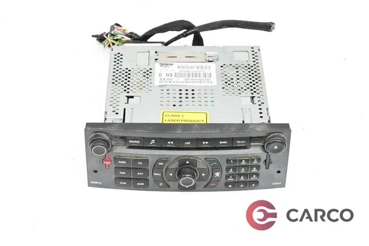 Радио CD с дистанционно 96601833XA за PEUGEOT 407 купе (6C_) 2.2 16V (2005)