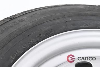 Резервна гума с джанта Dunlop 15 цола 205/60R15 DOT:0603 15x6JJ за MITSUBISHI GALANT VI седан (EA_) 2.5 V6 24V (EA5A) (1996 - 2004)