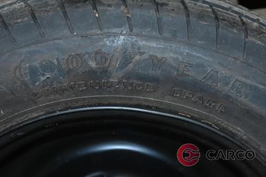 Резервна гума патерица 15 цола Goodyear T125/90R15 DOT 1900 3.50Bx15H2 №30620658 за VOLVO S40 I седан (VS) Facelift 1.8 i (1995 - 2004)