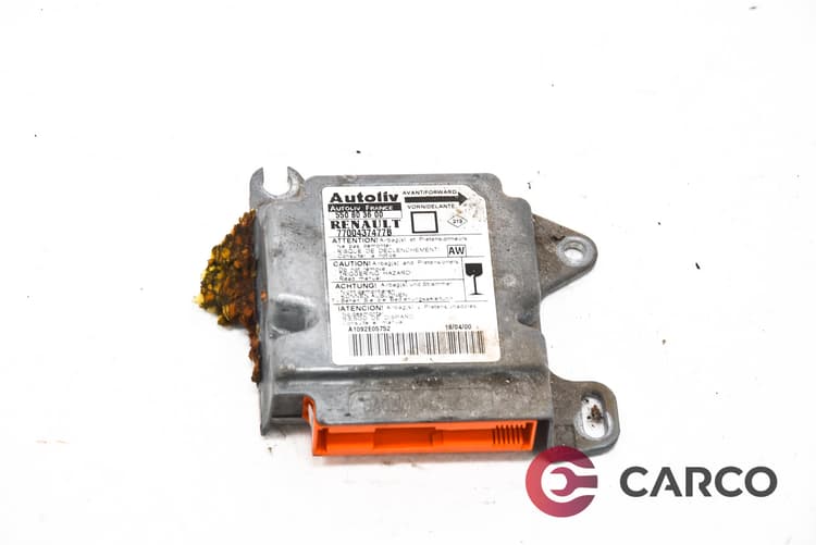 AIRBAG сензор 7700437477 за RENAULT MEGANE I Cabriolet (EA0/1_) 1.6 16V (EA0B, EA04, EA11) (1996 - 2003)